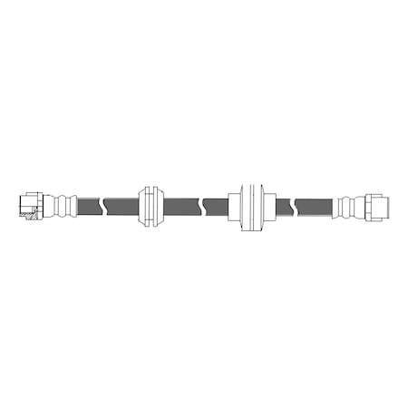 Centric Parts Brake Hose, 150.35023 150.35023